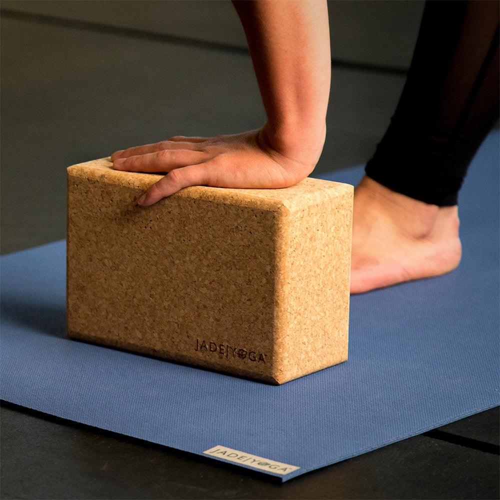 NNEDSZ Jade Yoga Cork Yoga Block - Large-1