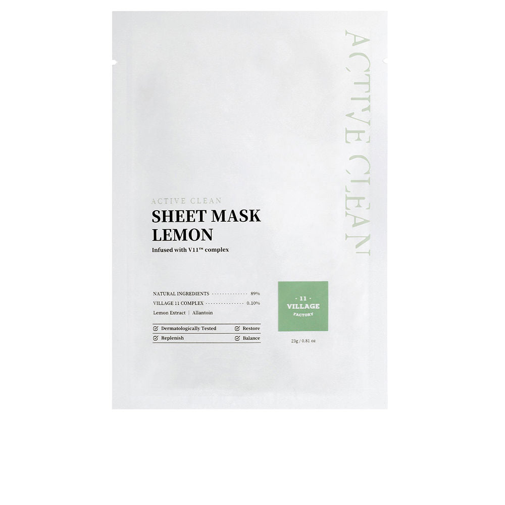 ACTIVE CLEAN sheet mask lemon 23 gr-0
